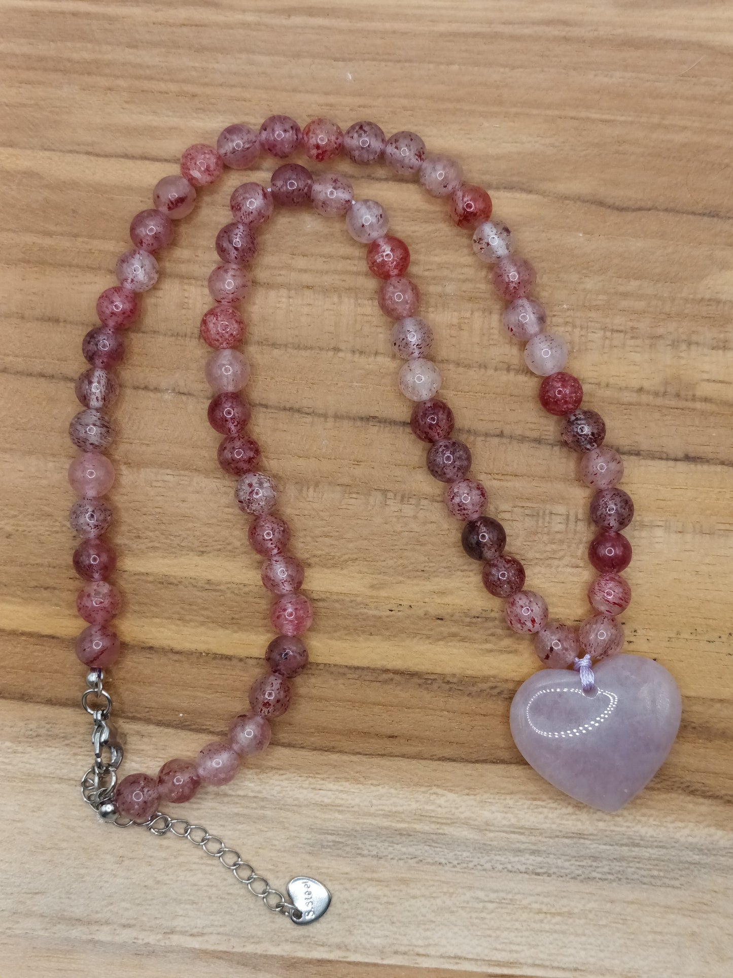 Collier Écume Rose
