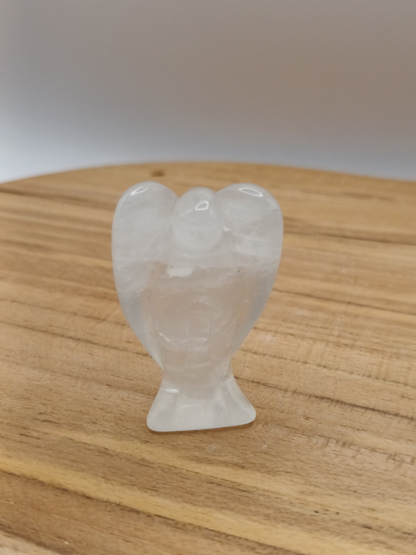 Figurine ange en cristal de roche