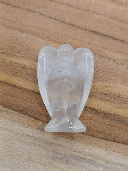 Figurine ange en cristal de roche