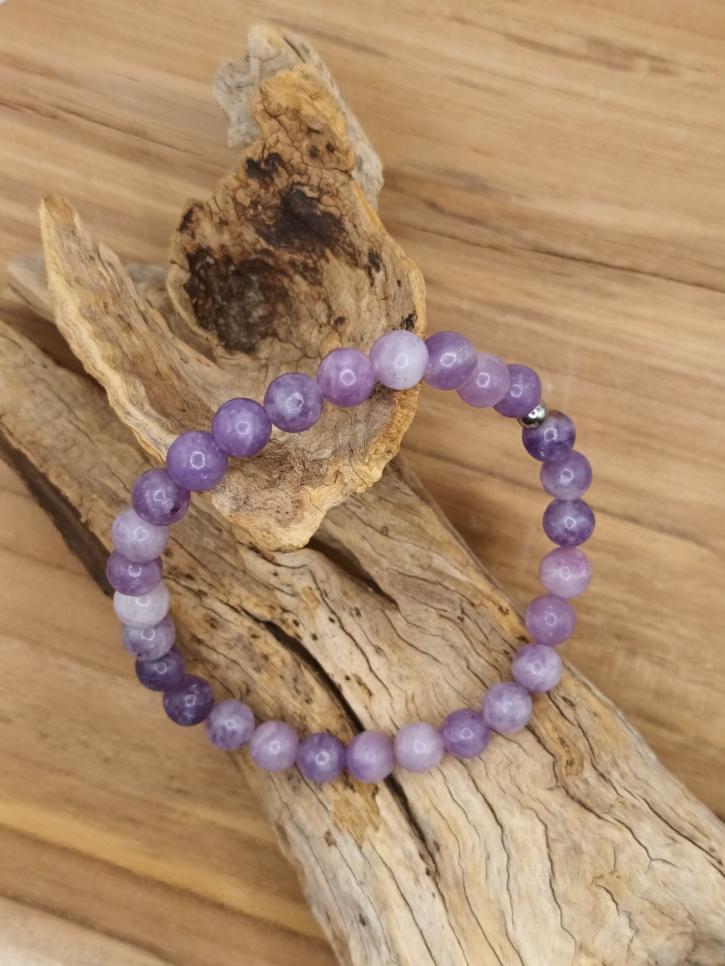 Bracelet lépidolite