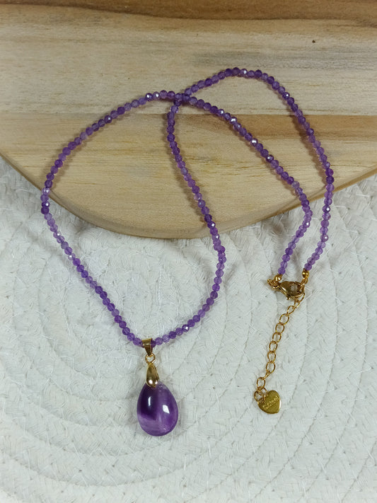 Collier Éclat d'améthyste