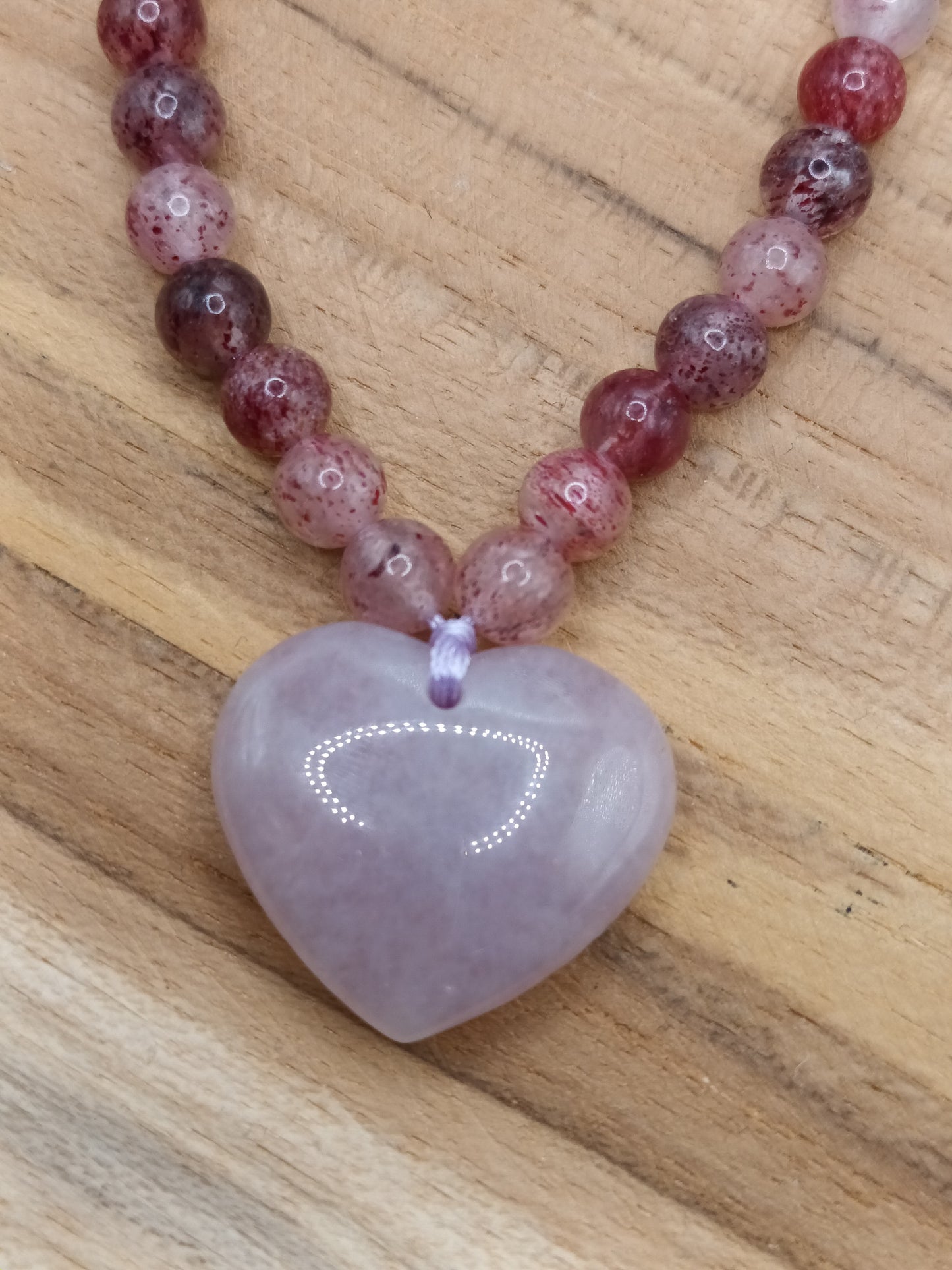 Collier Écume Rose