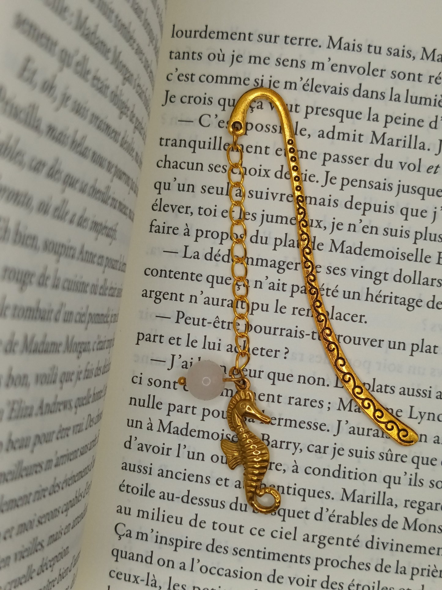 Marque-page Odyssée – Quartz Rose