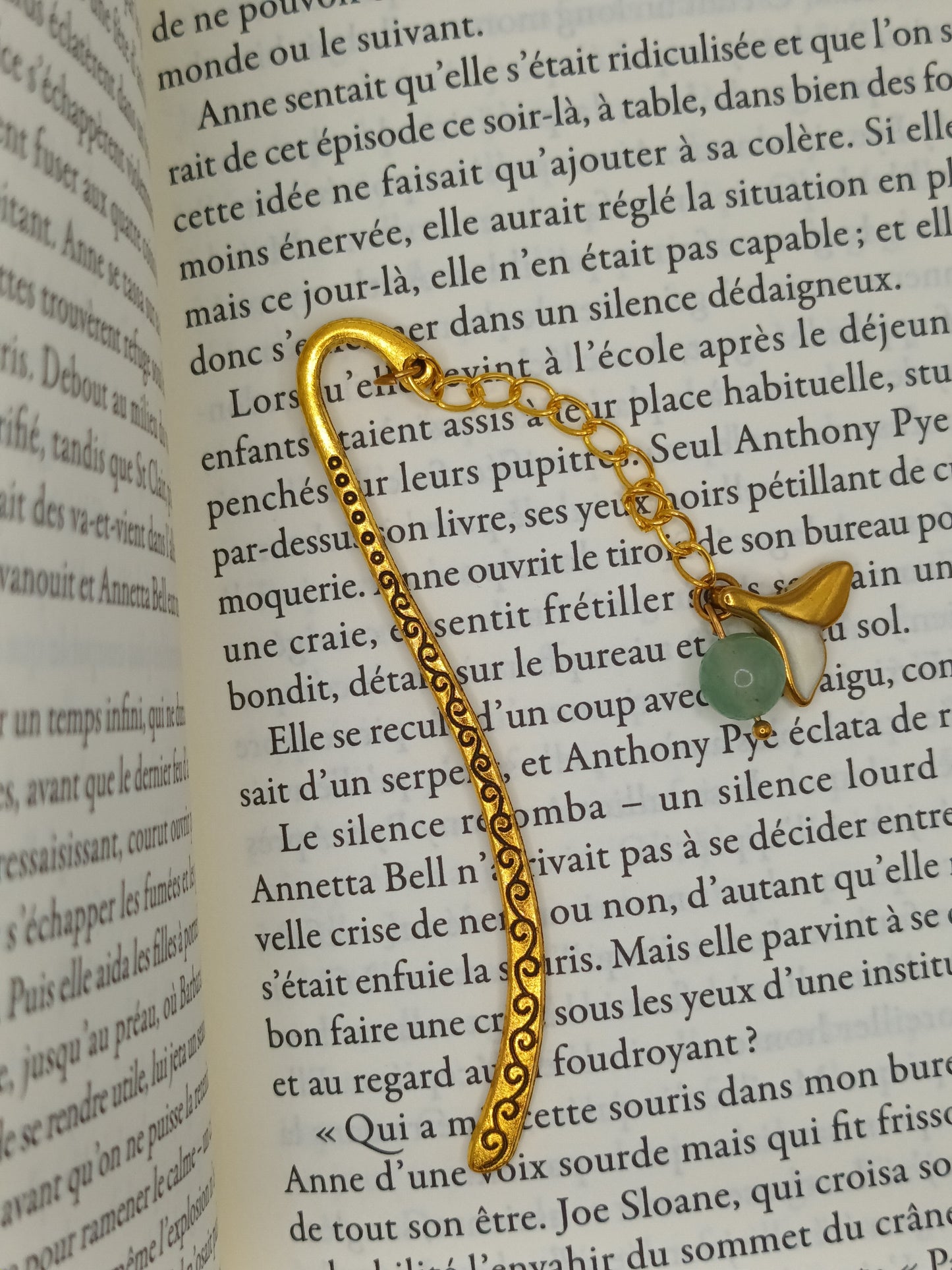 Marque-page Odyssée – Aventurine Verte