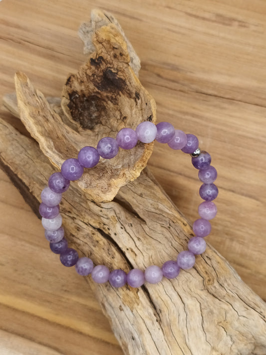 Bracelet lépidolite